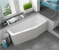 Badewanne Eckbadewanne Raumsparwanne Keos 160x70 cm rechts