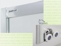 Duschkabine Dusche Glas gemustert 100x100 x 190 cm R55 KP4