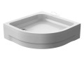 Duschwanne Viertelkreis Pako tief 90 x 90 x 26,5 x 12 cm Ablauf Silikon GRATIS