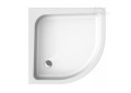 Duschwanne Viertelkreis Pako tief 90 x 90 x 26,5 x 12 cm Ablauf Silikon GRATIS