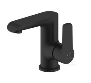 Waschtischarmatur Einhebelmischer Waschbeckenarmatur Wasserhahn schwarz black matt YO