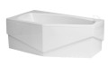 Badewanne Eckbadewanne Marika 140 x 80 cm links
