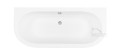 Vorwand-Badewanne freistehende Badewanne 170 x 75 cm Ablauf Click Clack Vista