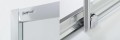 Duschkabine Dusche Viertelkreis Glas gemustert 90x90 x 190 cm R55 KP4