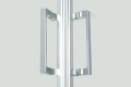 Duschkabine Dusche Glas gemustert 100x100 x 190 cm R55 KP4