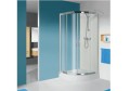 Duschkabine Dusche Viertelkreis Klarglas 80 x 80 x 190 cm R55 KP4