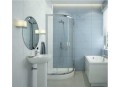 Duschkabine Dusche Viertelkreis Klarglas 80 x 80 x 190 cm R55 KP4