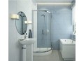 Duschkabine Dusche Viertelkreis Klarglas 100 x 100 x 190 cm R55 KP4