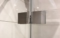 Set Duschkabine Dusche Viva+ Duschwanne Bergo Fünfeck 90x90x195 cm Klarglas Tür LINKS