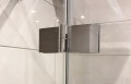 Set Duschkabine Dusche Viva+ Duschwanne Bergo Fünfeck 90x90x195 cm Klarglas Tür RECHTS
