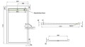 Duschwanne 100x80 x 5,5 cm West Duschtasse Brausewanne Rechteck (id: 153)