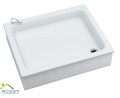 Duschwanne Duschtasse Brausewanne Rechteck 80x100 x 26 cm Grawello zum Verfliesen (id: 141)