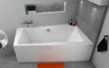 Eckbadewanne Infinity 170 x 110 cm rechts optional 1 bzw. 2 Kopfstützen