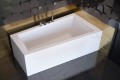 Badewanne Eckbadewanne Intima 160 x 90 cm rechts