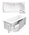 Badewanne Rechteck Long 180x80 cm