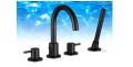 Badewannenarmatur schwarz Y