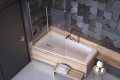 Badewanne Eckbadewanne Intima 150 x 85 cm links