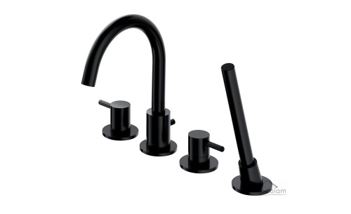 Badewannenarmatur schwarz Y