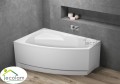 Badewanne Eckwanne Frida 150x90 cm links