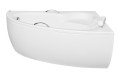 Eckbadewanne Natalia 150x100 cm rechts optional: Kopfstütze + Handgriffe