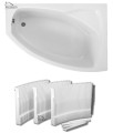 Badewanne Eckwanne Frida 150x90 cm rechts