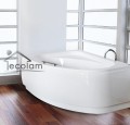 Badewanne Eckbadewanne Cornea 150x100 cm links