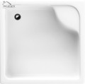 Duschwanne Viereck Dante mit Sitz 80x80 x 41 x 28 cm zum Verfliesen