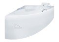 Eckbadewanne Natalia 150x100 cm rechts optional: Kopfstütze + Handgriffe