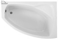 Alpinweiß acryl eckbadewanne 140x80cm rechts