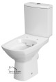 WC Set Toilette Carina Stand Tiefspüler Bodenstehend Spülkasten Sitz