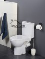 WC Toilette Parva Stand Tiefspüler Bodenstehend Spülkasten Sitz Soft Close Cersanit