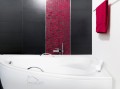 Eckbadewanne Natalia 150x100 cm rechts optional: Kopfstütze + Handgriffe