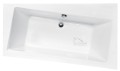 Eckbadewanne Infinity 170 x 110 cm rechts optional 1 bzw. 2 Kopfstützen