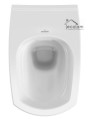 WC-Wand Toilette Carina hängend wandhängend Spülrandlos CLEAN ON Tiefspüler Wc-Sitz