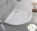Duschwanne Viertelkreis 80 x 80 x 5,5 cm R55 Aron