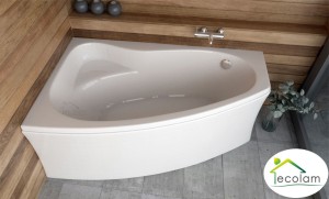 Badewanne Eckwanne Sicilia 160x100 cm links