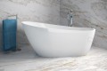 Freistehende Standbadewanne Badewanne Acryl 170 x 80 cm Ab- und Überlauf Click Clack Melody