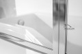 Duschabtrennung 2-teilig H 140 cm Glas Ambition Premium 2 Detail