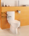 WC Toilette Parva Stand Tiefspüler Bodenstehend Spülkasten Sitz Soft Close Cersanit
