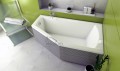 Eckbadewanne Raumsparwanne Acryl SELENA 160 x 90 cm rechts