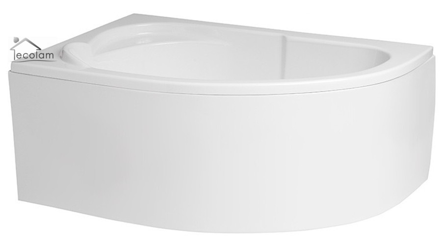 Badewanne Eckwanne Standard 130x85 cm links